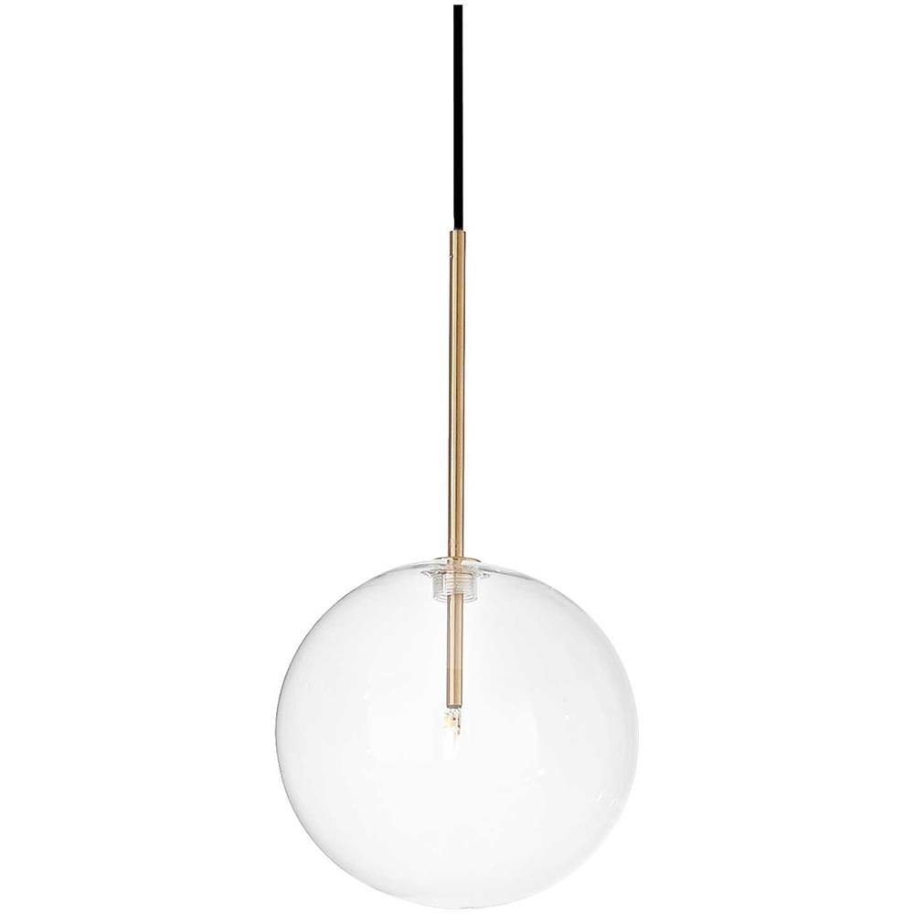 Lampada A Sospensione Ottone D 200 X H Min 640 - Max 2390 Mm - Foto 1