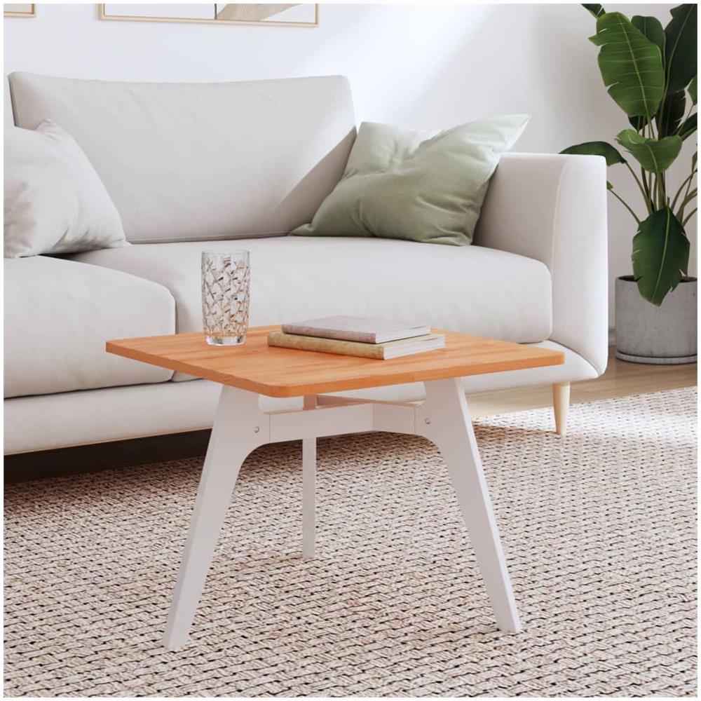 Piano Per Tavolo 50x50x1,5 Cm Quadrato Legno Massello Di Faggio - Foto 1