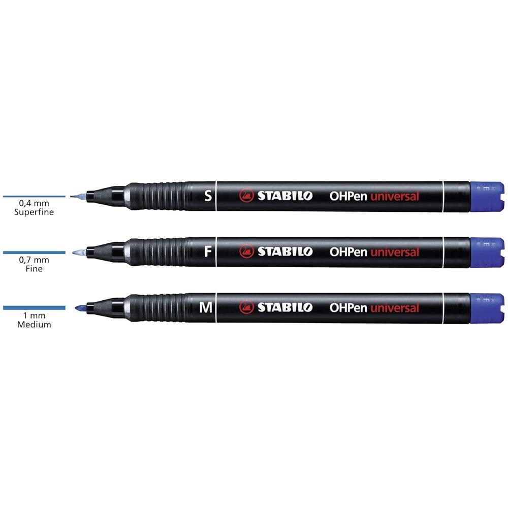 OHPen universal Permanente - Marcatore - Tratto Superfine (0,4 mm) - Astuccio da 8 - Colori assortiti - Foto 7