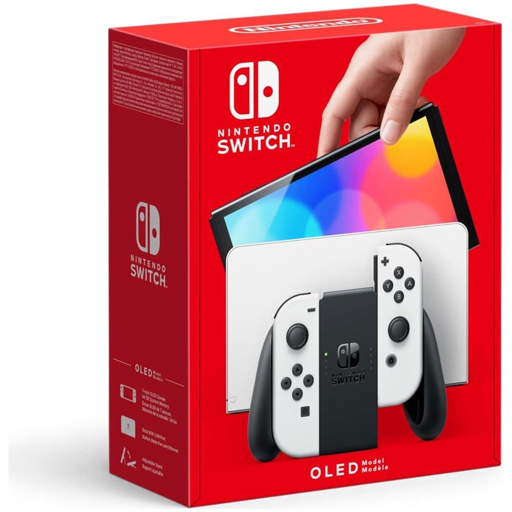 Console Switch OLED 7" NVIDIA Custom Tegra 64GB USB-C Bianco - Foto 1