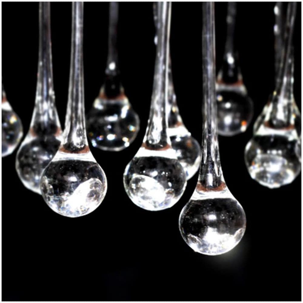 Lampadario Moderno Vetro Con Paralume, Lampada A Sospensione - Foto 2