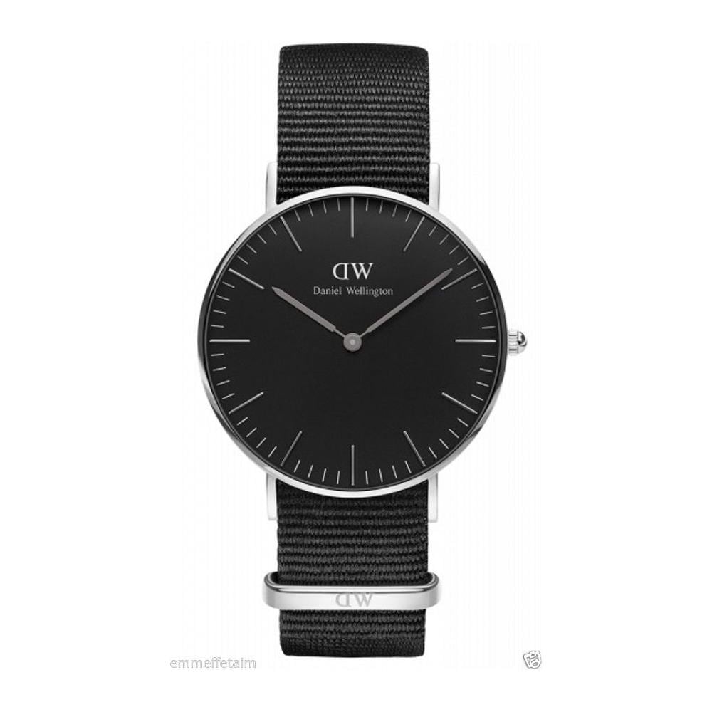 Orologio Donna Silver Classic Black Cornwall Quadrante Nero Dw00100151 - Foto 1