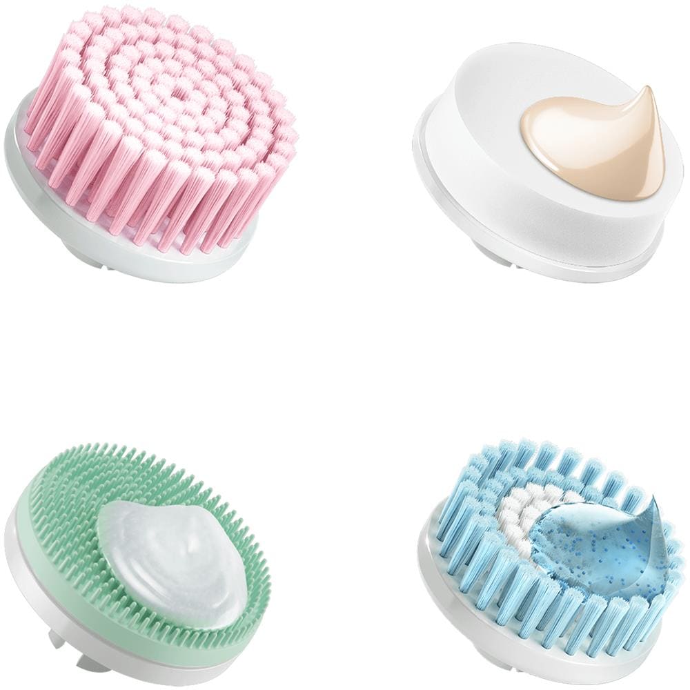 80mv 4 FaceSpa Spazzole di Ricambio per la Pulizia del Viso, per una Pelle Luminosa e Pulita - Foto 1