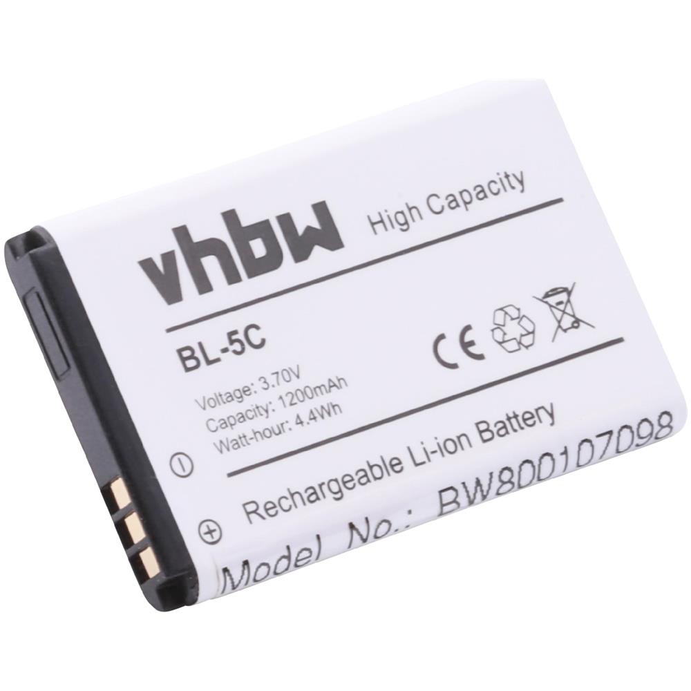 Batteria Li-ion 1200mah (3.7v) Per Telefono Smartphone Doro Phoneeasy 6030, 6031, 6520, 6521 Come Ak-c150 - Foto 1