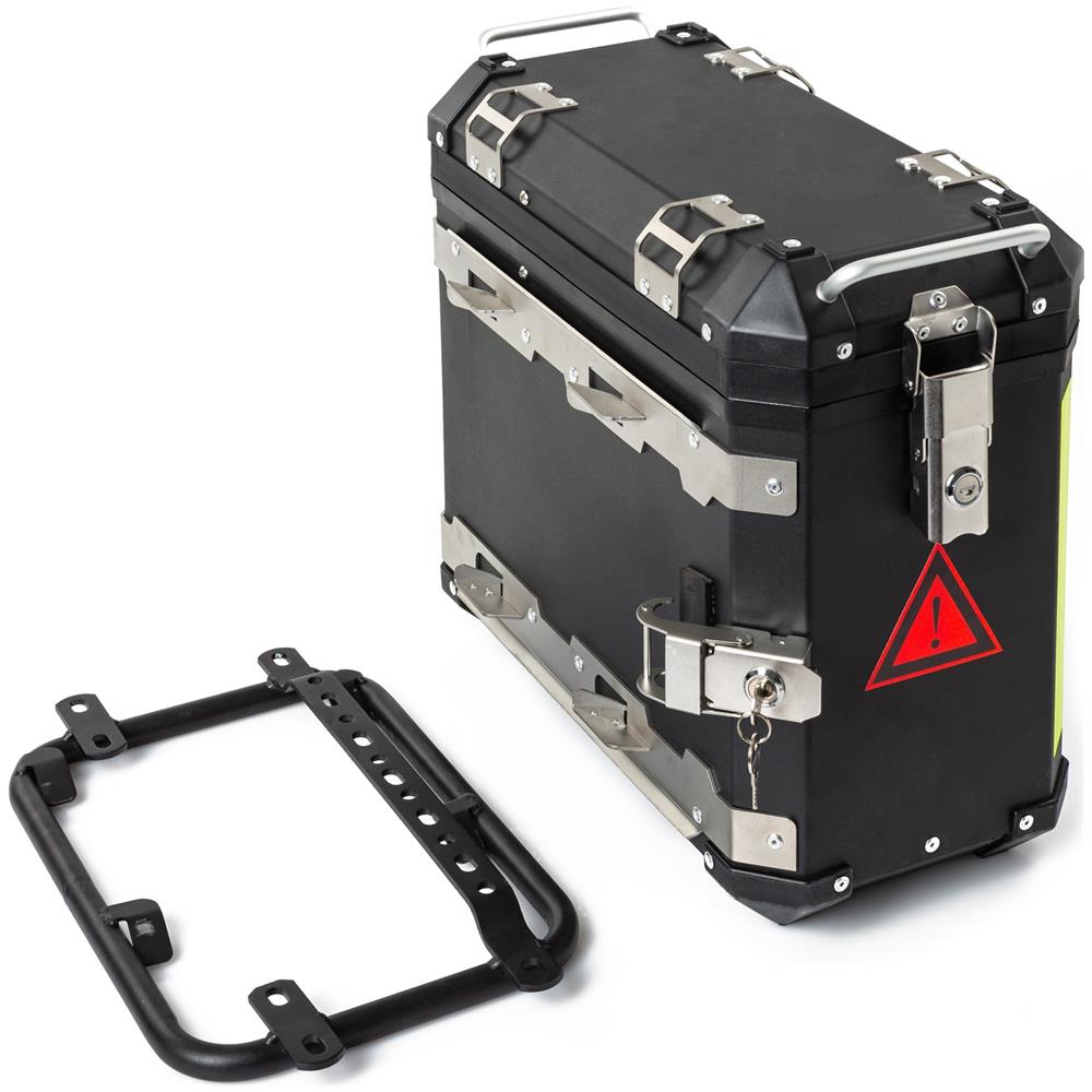 Coppia Valigie Laterali Moto Alluminio 2x30l Nero - Foto 5