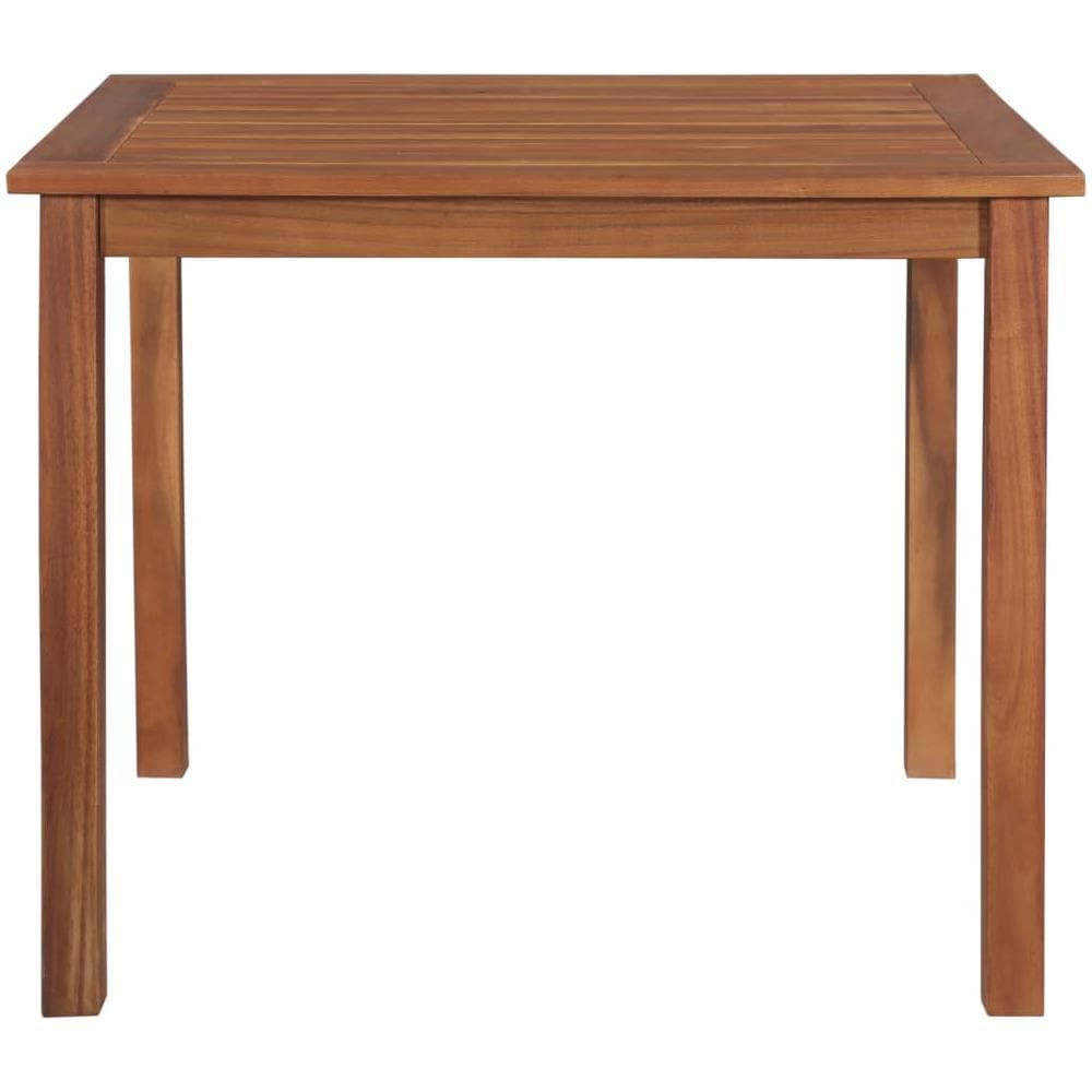 Tavolo Da Giardino 85x85x74 Cm In Legno Massello Di Acacia - Foto 2