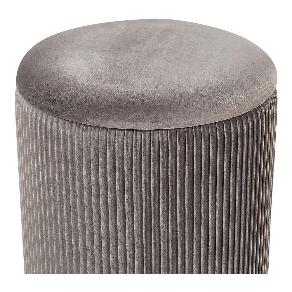 Set Di 2 Pouf Portaoggetti Grigio Miramar - Foto 2