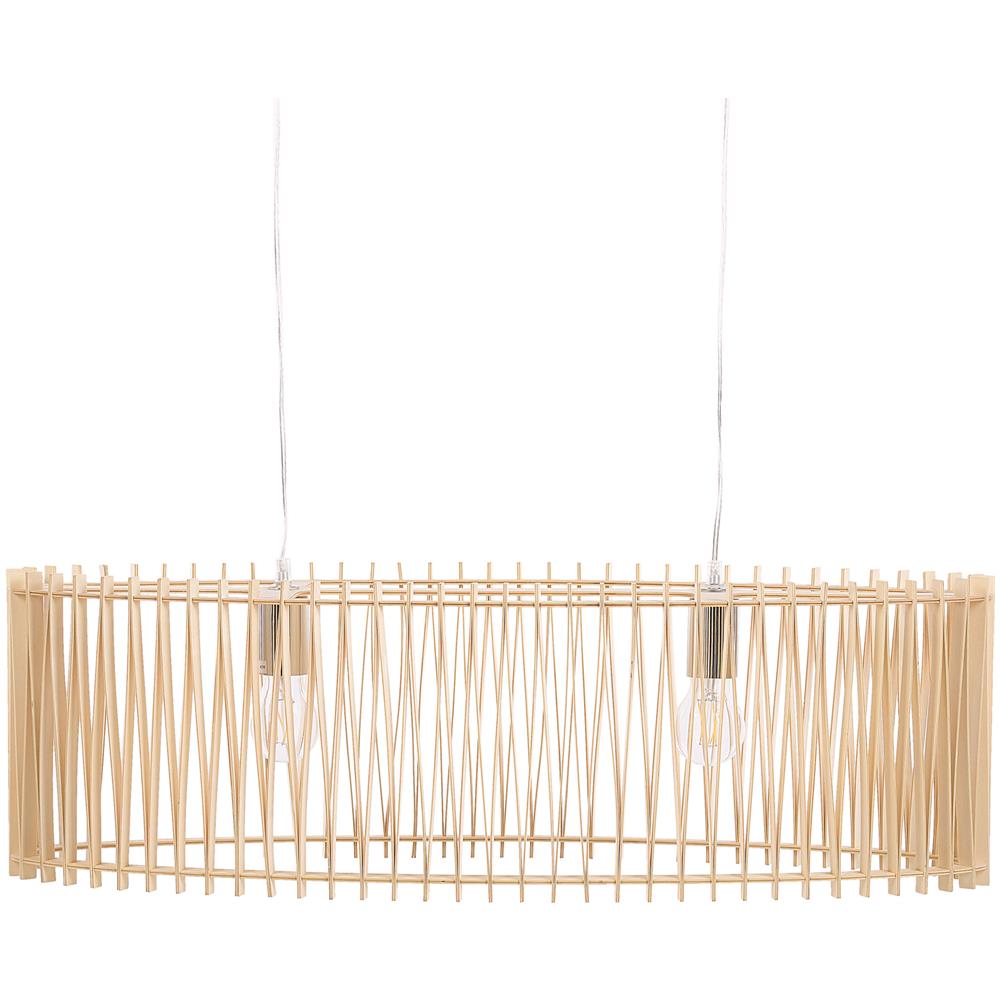 Lampadario Color Legno Marrone Chiaro Chari - Foto 1