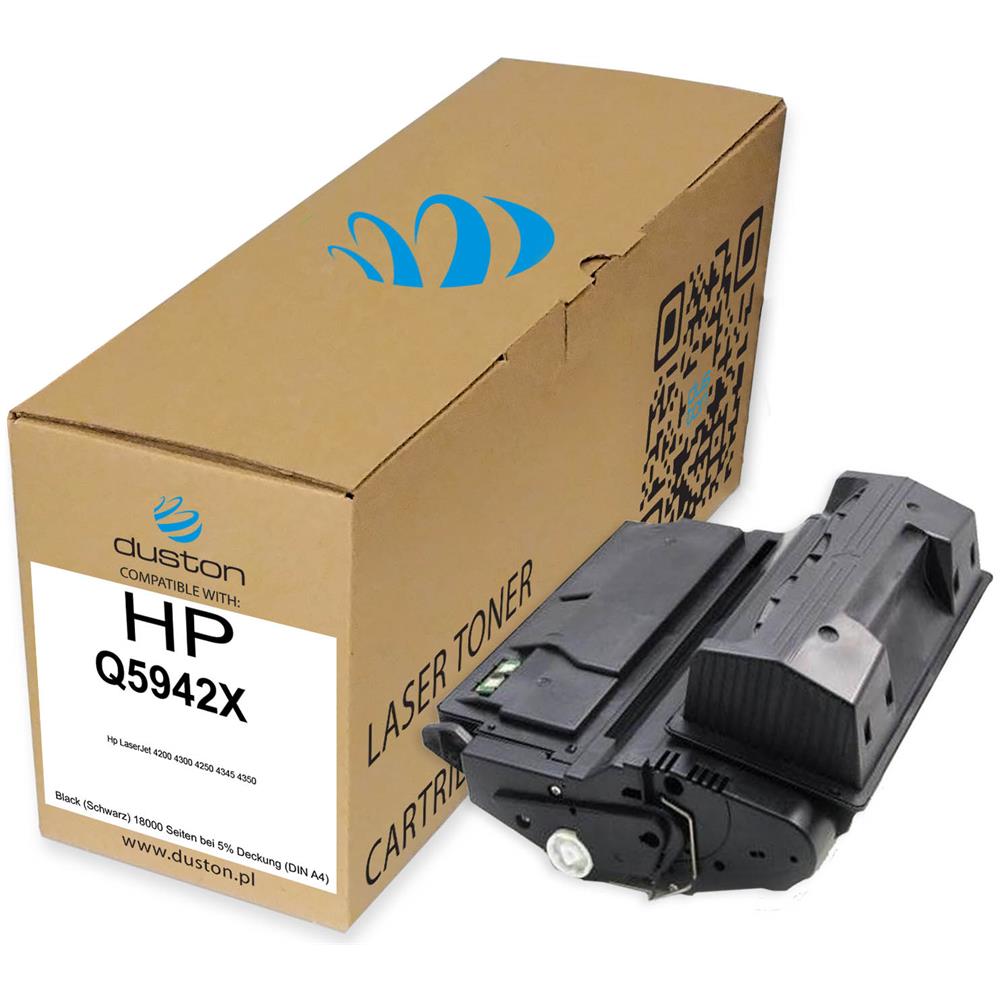 TONER - 5x Q5942x, 42x Negro Compatible Con Hp Laserjet 4200 4300 4250 4345 4350 - Foto 2