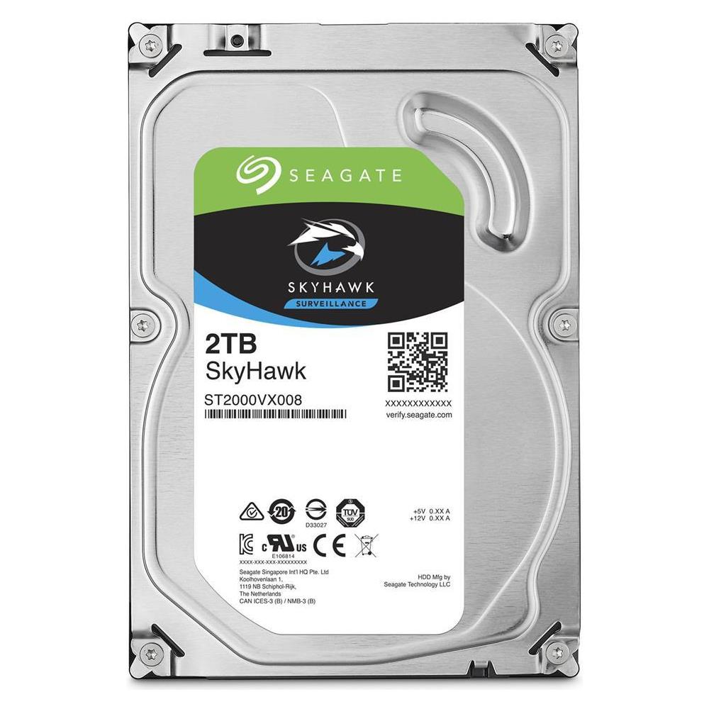 Disco Rigido Interno Skyhawk Hdd 2tb Cctv St2000vx008 - Foto 1