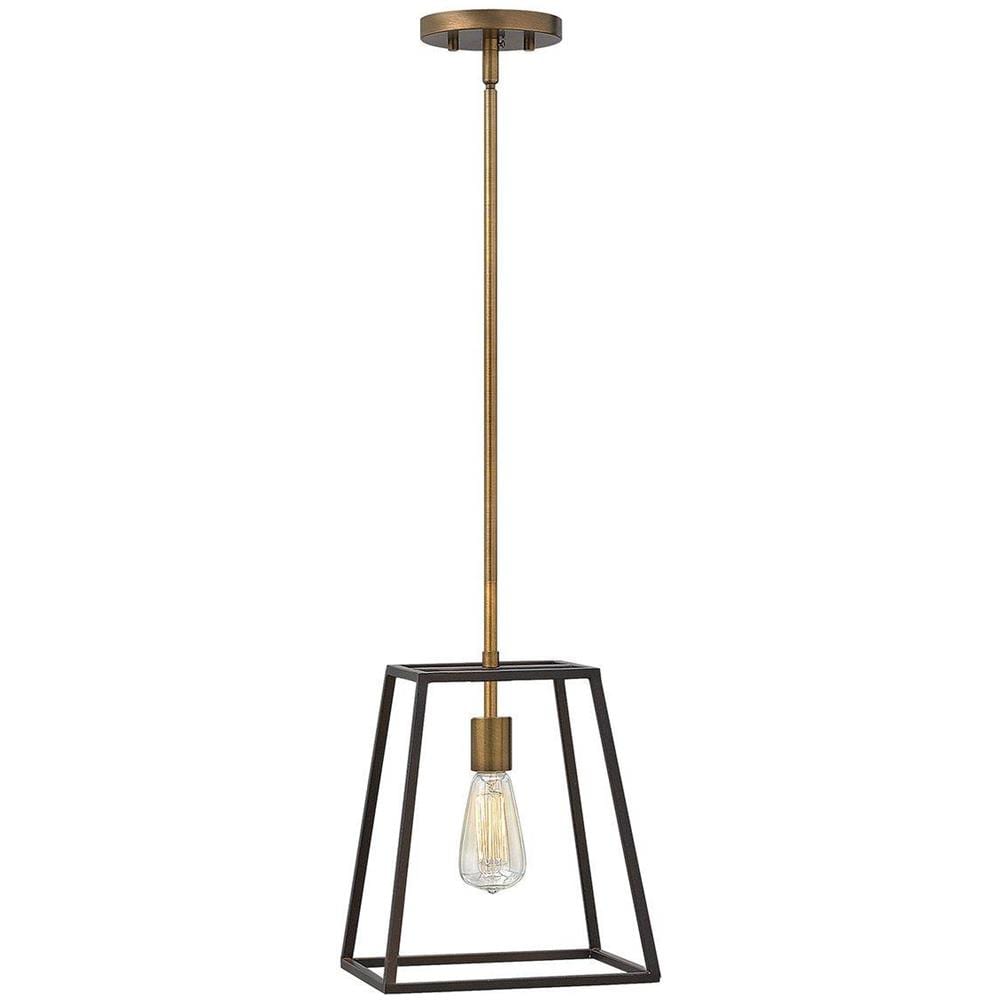 Sospensione A Soffitto A 1 Luce Bronzo, E27 - Foto 1