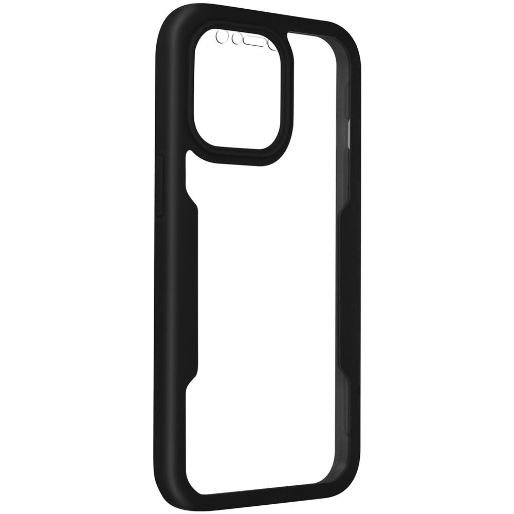 Cover Iphone 13 Pro Max Retro Plexiglass Fronte Polimero Rinforzata Bordo Nero - Foto 2