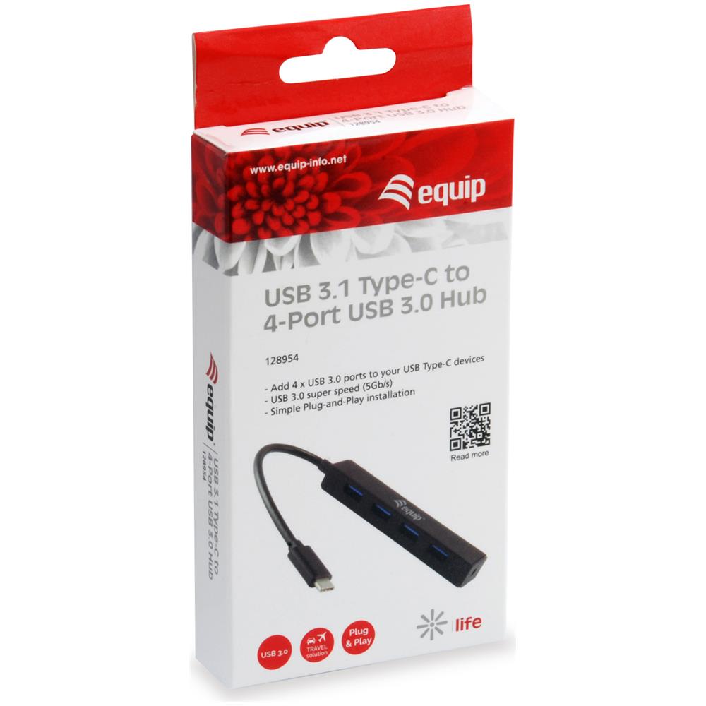 128954 hub di interfaccia USB 3.0 (3.1 Gen 1) Type-C 5000 Mbit / s Nero - Foto 2