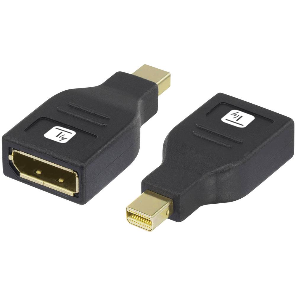 Adattatore Displayport F / mini Displayport M (thunderbolt) 4k Nero - Foto 1