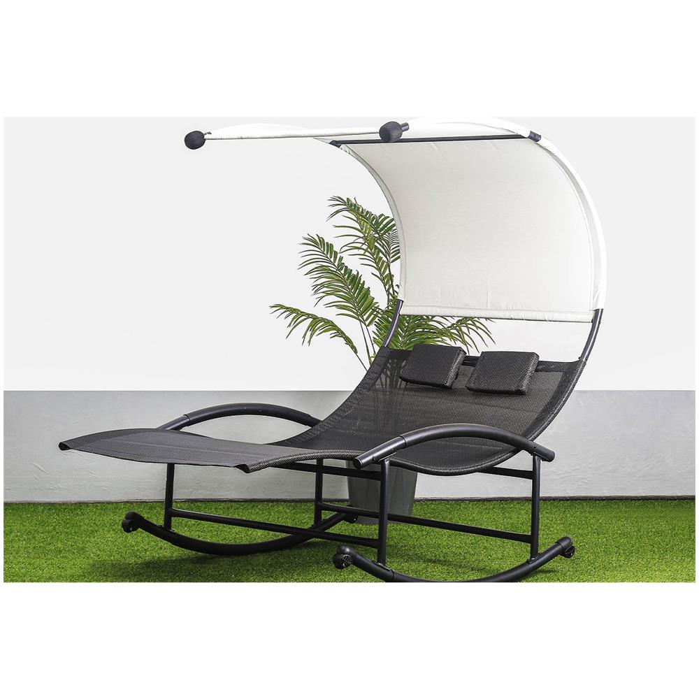 Sdraio Matrimoniale Nero /ecru Essaouira - Foto 2