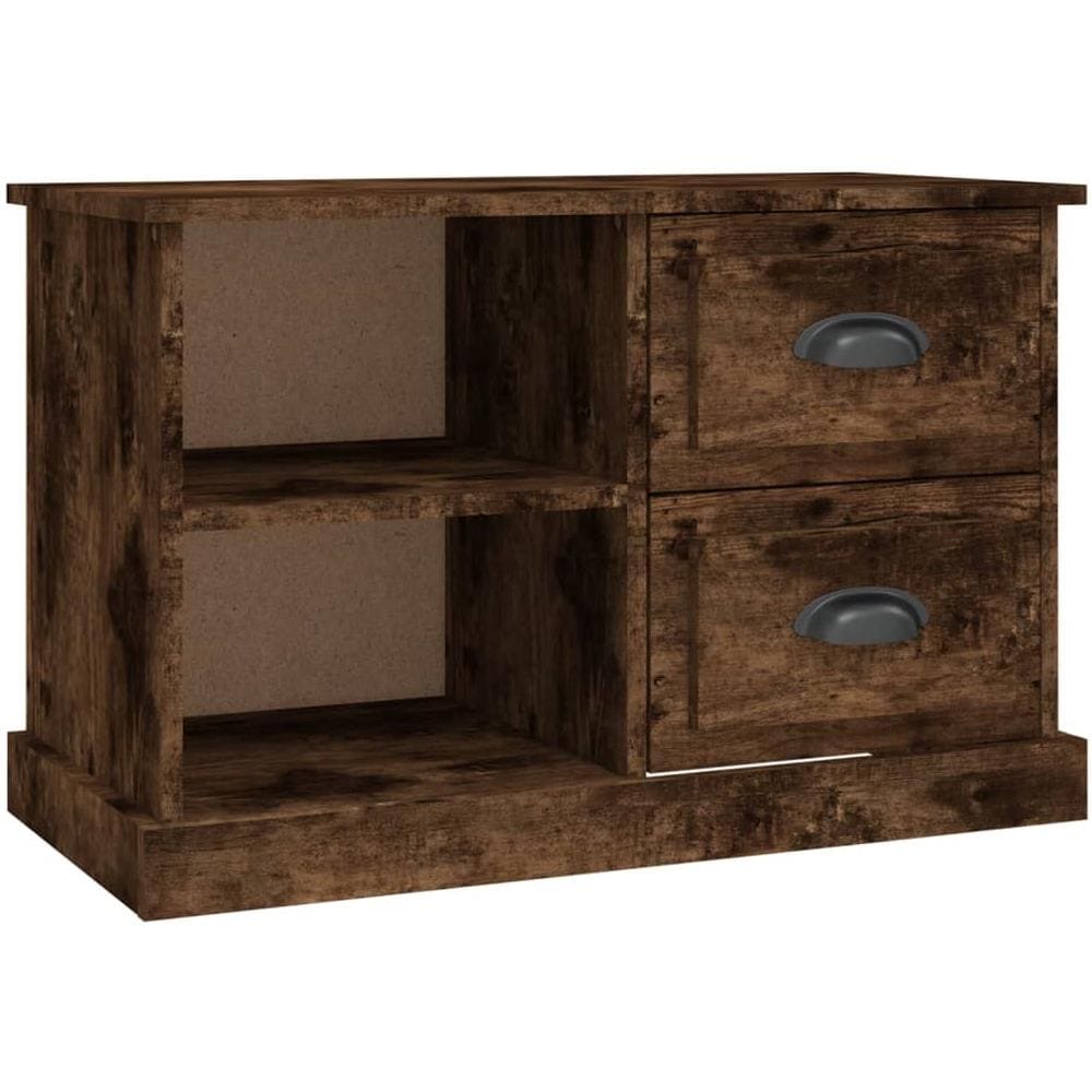 Mobile Porta Tv Rovere Fumo 73x35,5x47,5 Cm Legno Multistrato - Foto 2