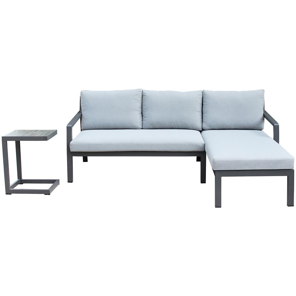 Drag - Divano Da Giardino In Alluminio Con Tavolino - Foto 2