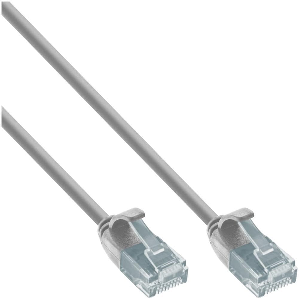 Cavo Patch Di Rete Cat. 6 Utp Slim 10m Grigio - Foto 2
