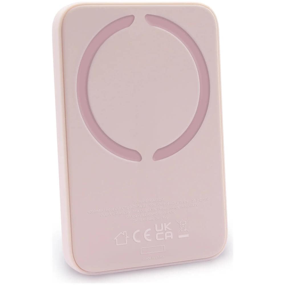 FCBB40P1MAGROSE batteria portatile Polimeri di litio (LiPo) 4000 mAh Carica wireless Rosa - Foto 6
