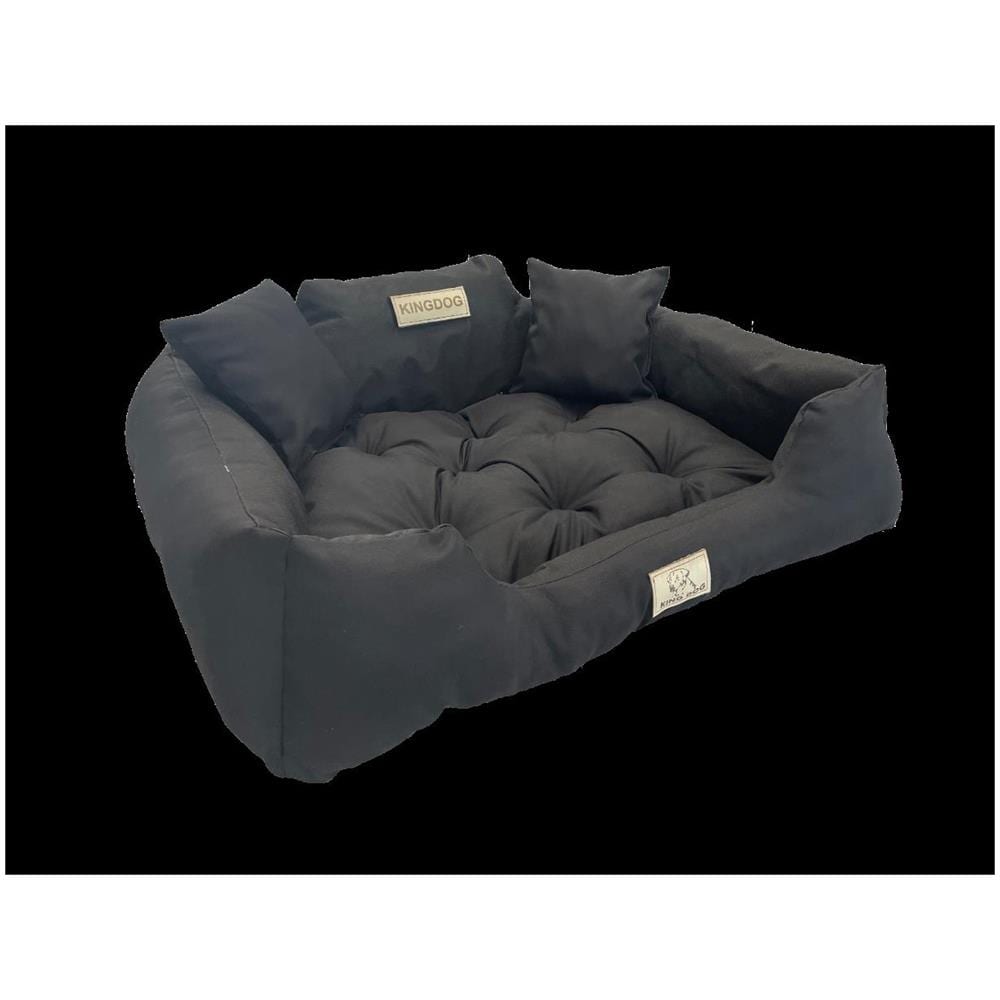 130x105 cm KINGDOG Cuccia per cani impermeabile personalizzabile Nero - Foto 2