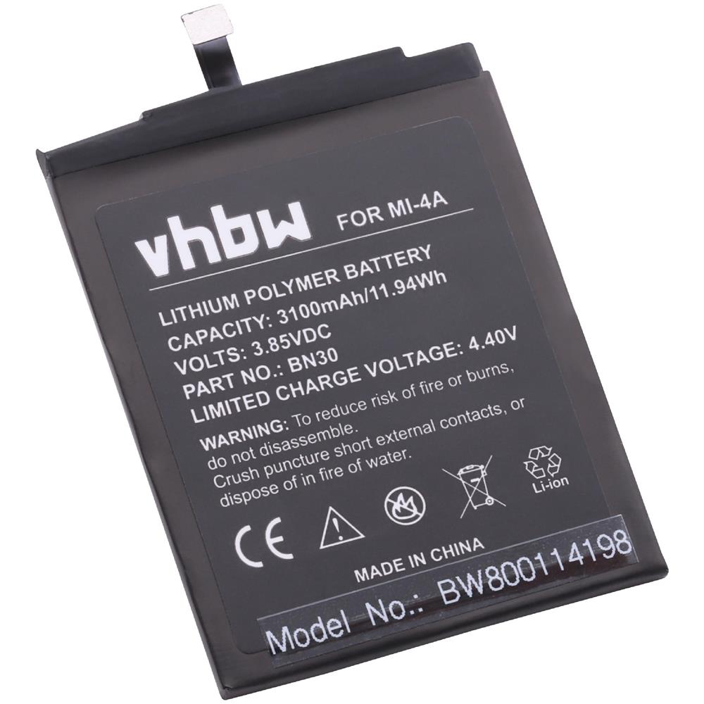 Litio-polimeri Batteria 3100mah (3.85v) Per Cellulari E Smartphone Come Xiaomi Bn30 - Foto 1