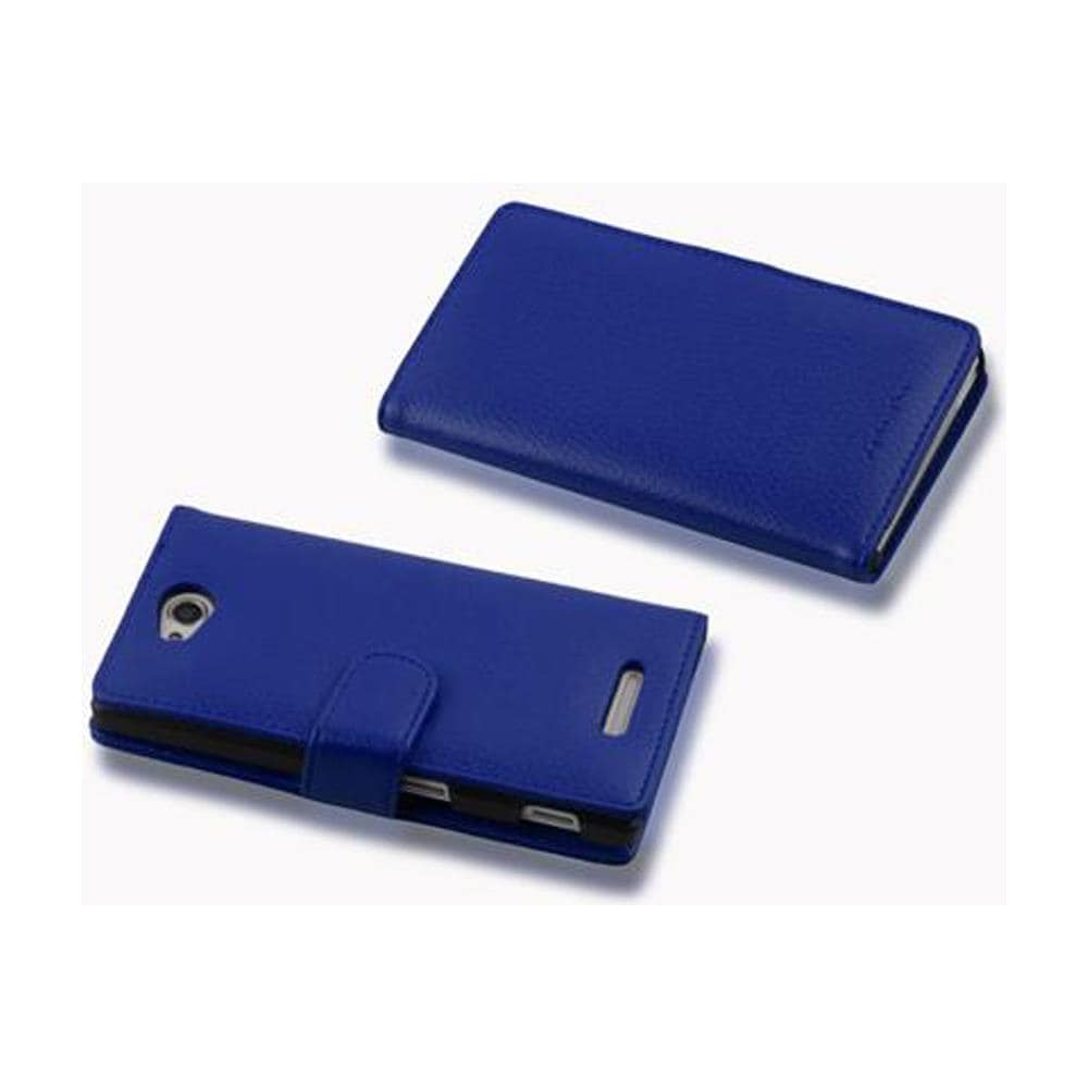 Cadorabo Custodia Compatibile Con Sony Xperia C In Blu Reale - Coperchio Protettivo In Ecopelle Testurizzata E Tasca Per Carte Di Credito - Foto 4