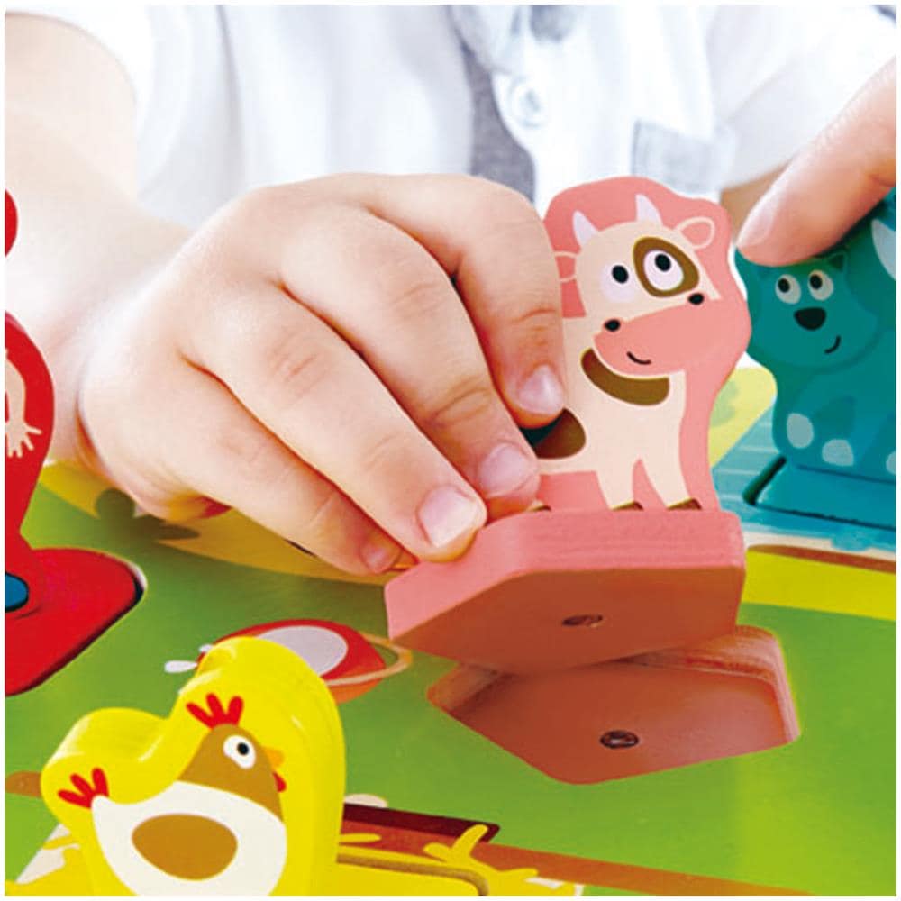 E1614 puzzle Puzzle a blocchi Animali - Foto 2