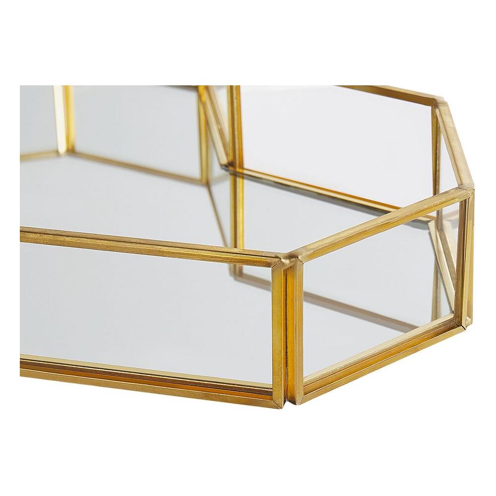Vassoio Decorativo Specchiato Color Oro Pontivy - Foto 2