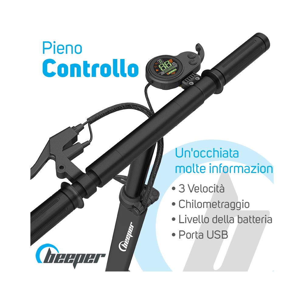 Monopattino Elettrico Con Allarme Da 10"" 500 W, 48 V, 26 Ah Max - Foto 2