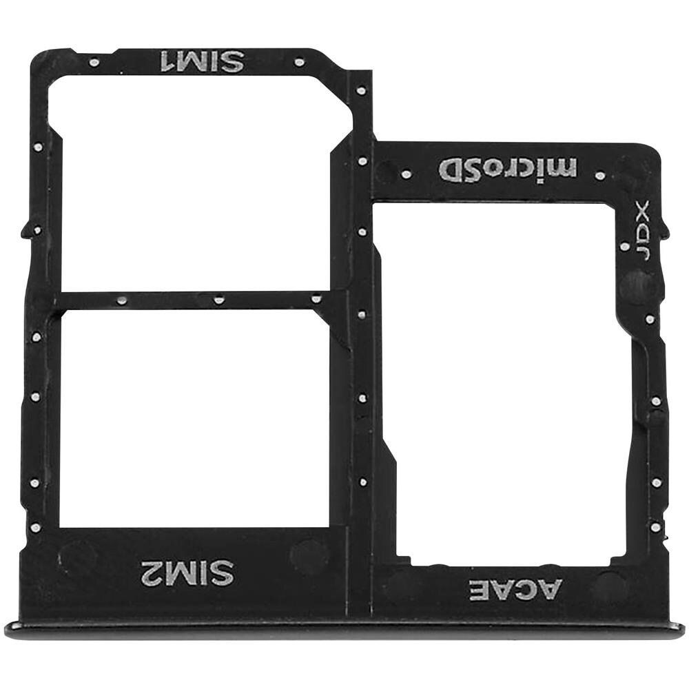 Slot Sostitutivo Scheda Samsung Galaxy A10e 2x Nano Sim E Micro Sd Nero - Foto 1