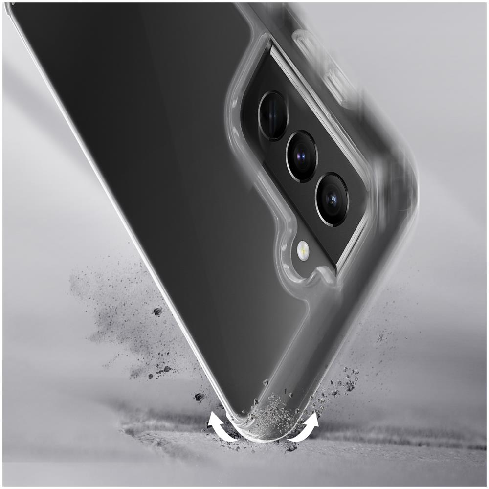 Cover Flessibile Samsung Galaxy S21 Plus E Vetro Temperato Nero - Foto 2