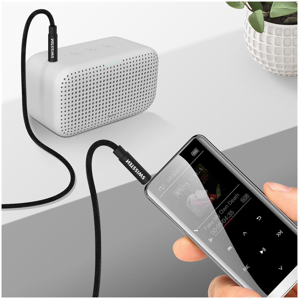 Cavo Audio Ausiliario Jack 3.5mm Maschio Suono Di Qualità Lungo 1,5m - Foto 2
