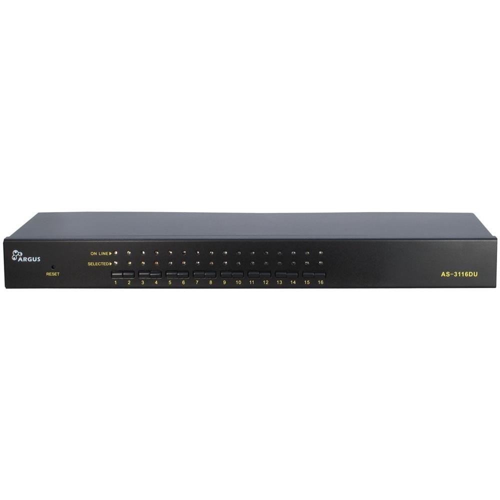 KVM AS-3116DU Montaggio rack Nero switch per keyboard-video-mouse (kvm) - Foto 6