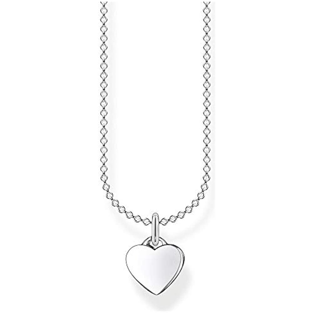 , Collana Da Donna A Forma Di Cuore, In Argento Sterling 925, Lunghezza 38-45 Cm (2)  - Foto 1