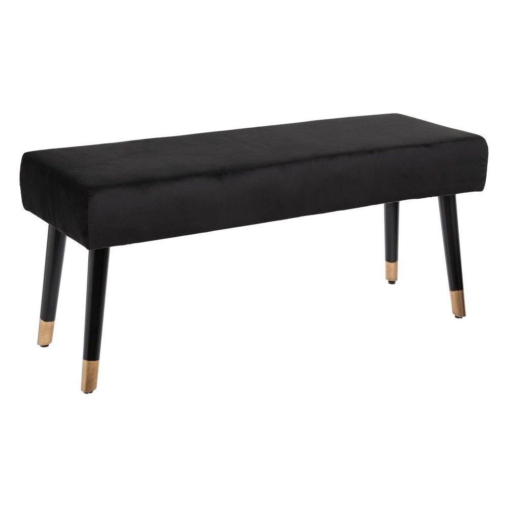 Panca Imbottita Per Living, Colore Nero - Foto 1