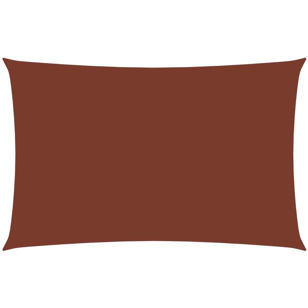 Parasole a Vela Oxford Rettangolare 6x8 m Terracotta - Foto 1