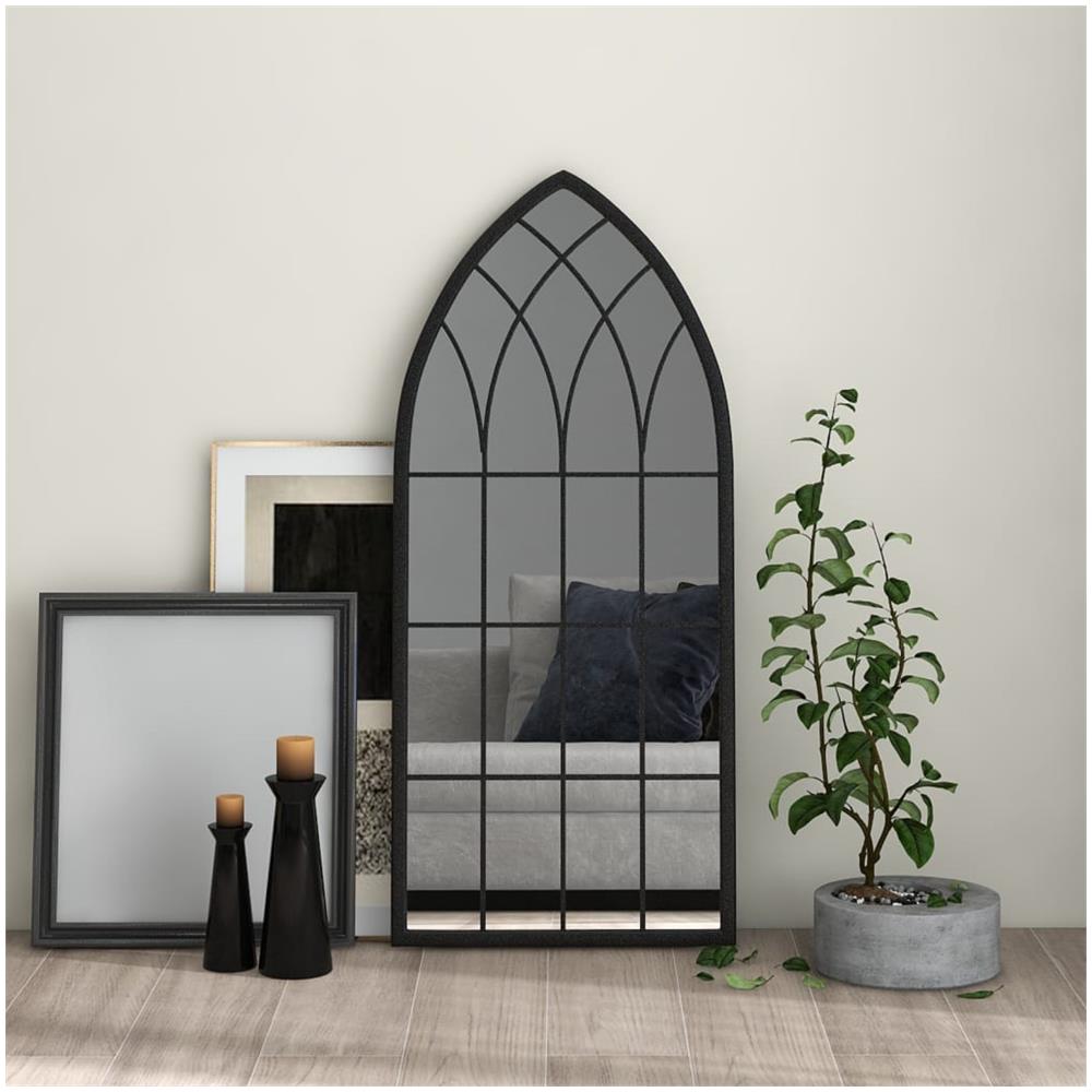 Specchio Nero 100x45 Cm Ferro Per Uso Interno - Foto 1