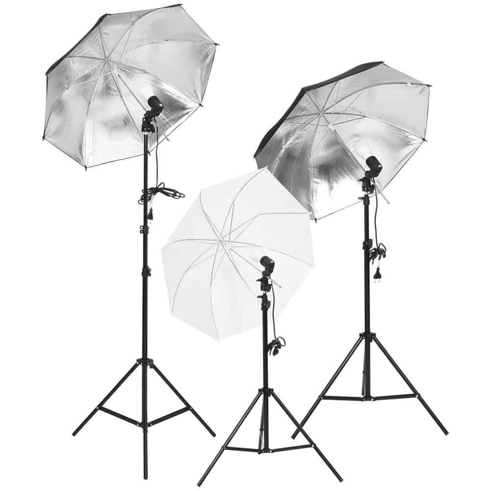 Kit Per Studio Fotografico Con Set Di Luci E Fondale - Foto 2