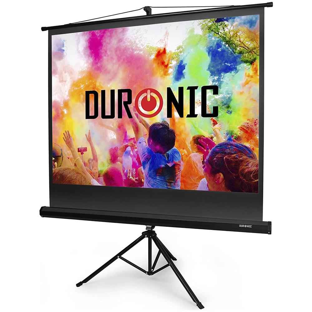Tps50 / 43 Schermo Di Proiezione 50” Formato 4:3 / 102 X 76 Cm - Telo Proiettore Con Piedistallo Treppiede Per Videoproiettore Full Hd 3d 4k - Home Cinema Home Theater Ufficio - Foto 1