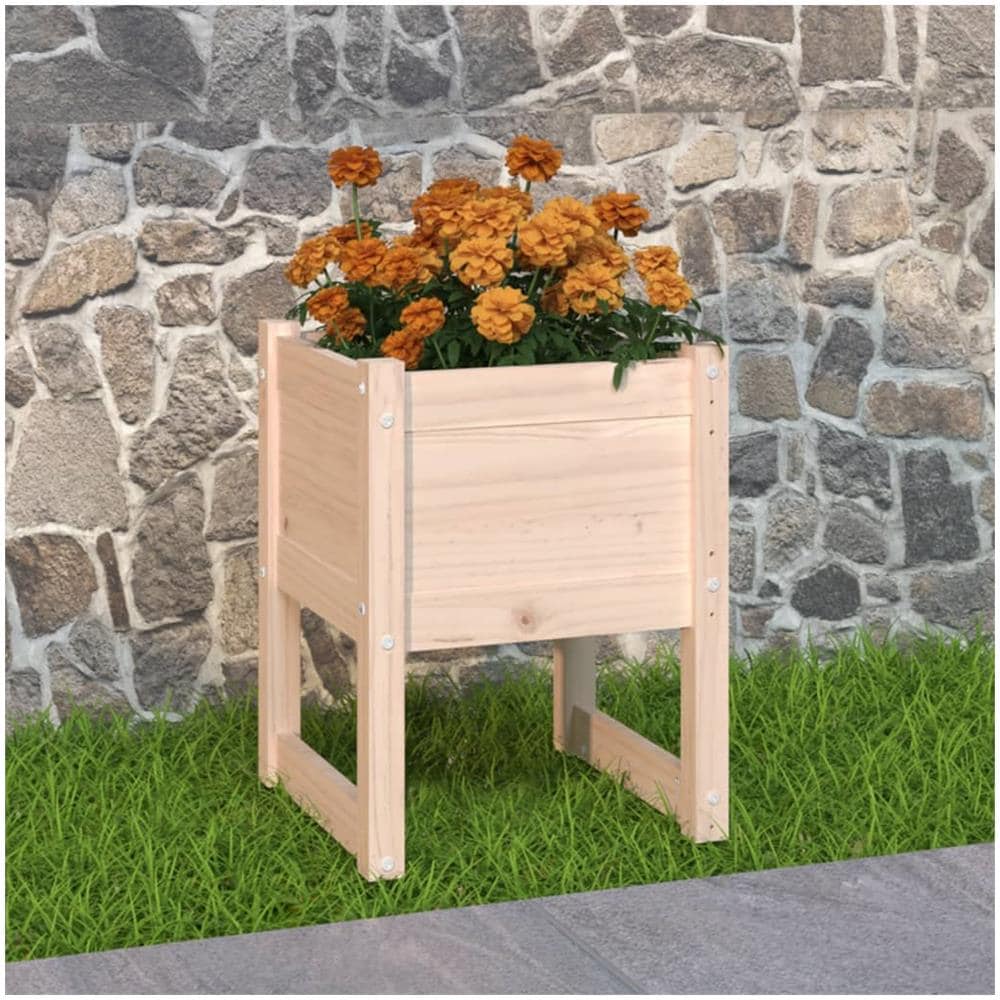 Fioriera 40x40x52,5 cm in Legno Massello di Pino - Foto 1