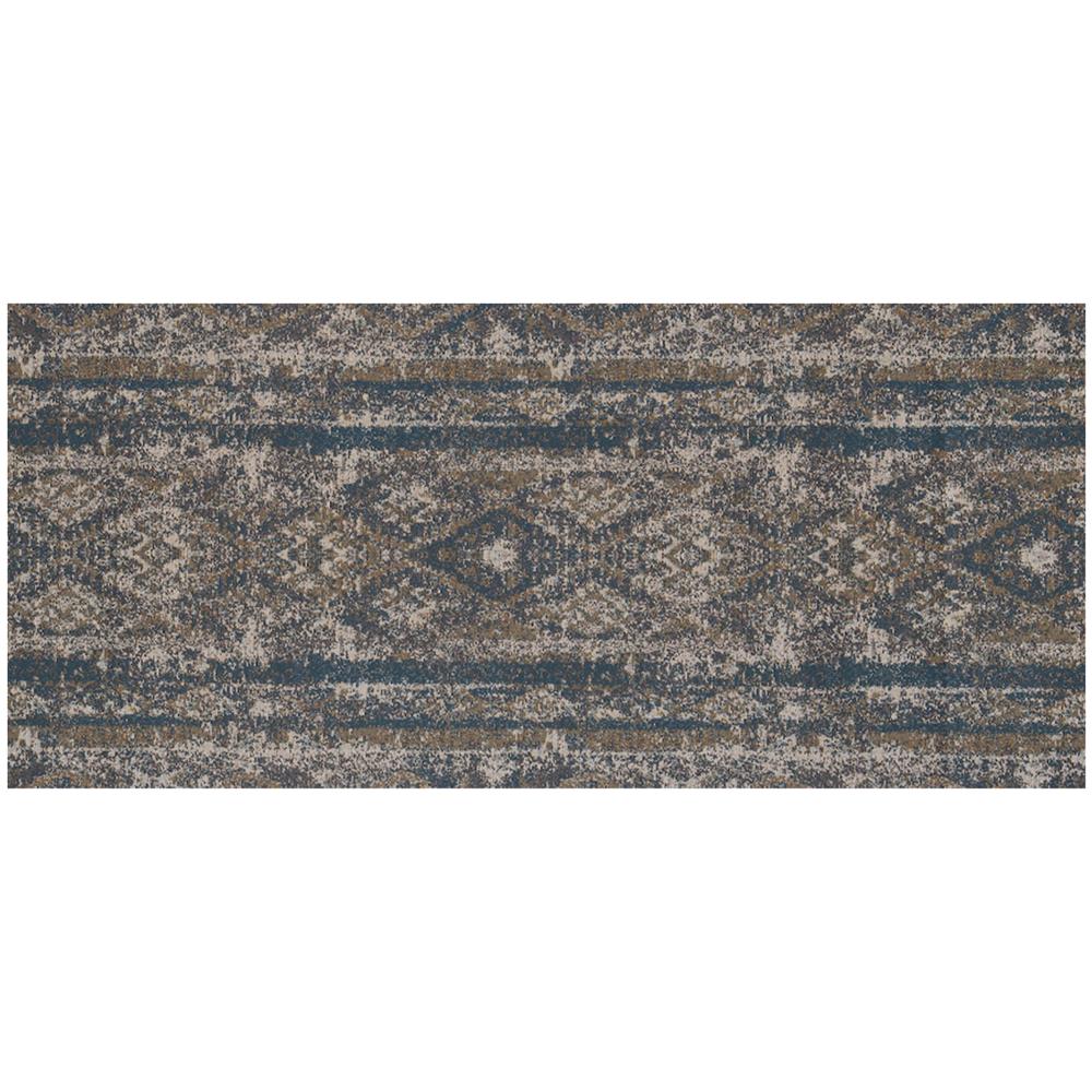 Tappeto Passatoia Tessuto Jacquard Linea Emozioni Disegno Persia Blu 57x50 Blu - Foto 1