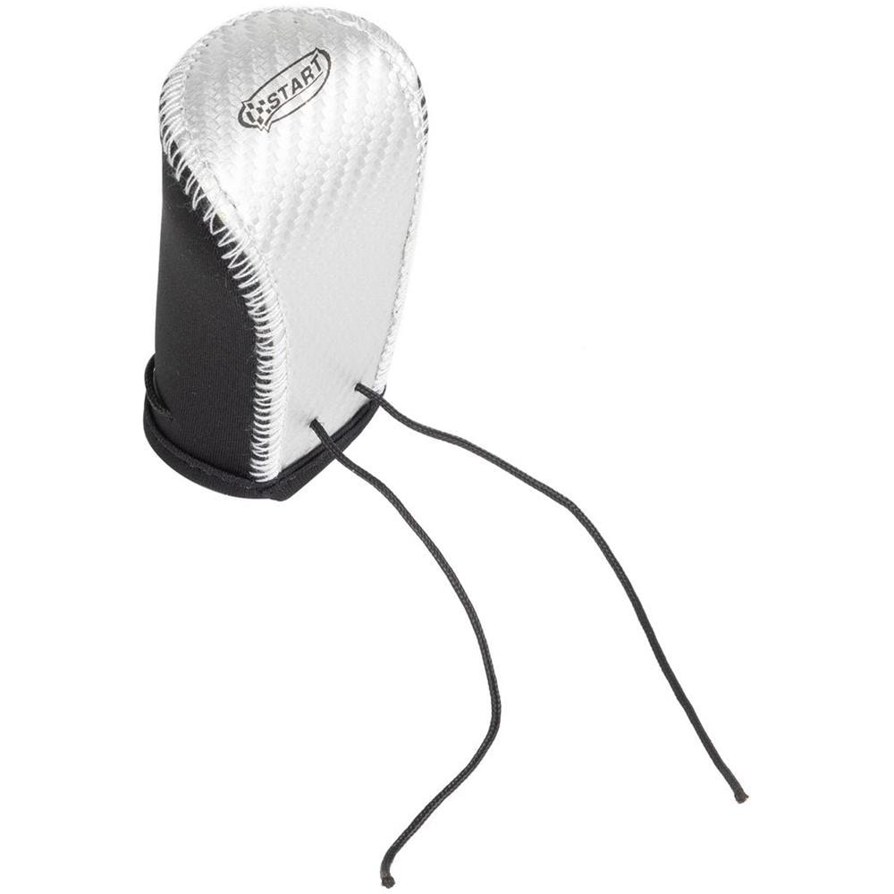 Cuffia Copripomello Leva Cambio Auto Nero /grigio Elasticizzato Universale Presa Sicura Protezione - Foto 1