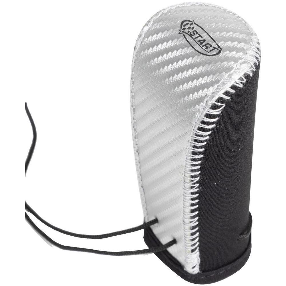 Cuffia Copripomello Leva Cambio Auto Nero /grigio Elasticizzato Universale Presa Sicura Protezione - Foto 2