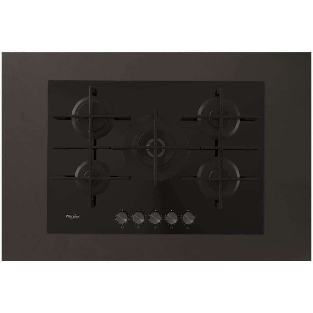 Piano cottura GOWL 728/NB a Gas 5 Zone Cottura da 70 cm Colore Nero - Foto 2