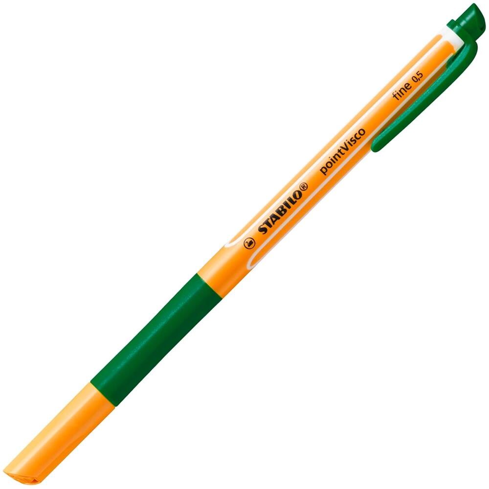 pointVisco - Penna Roller a inchiostro Gel - Confezione da 10 - Verde - Foto 2