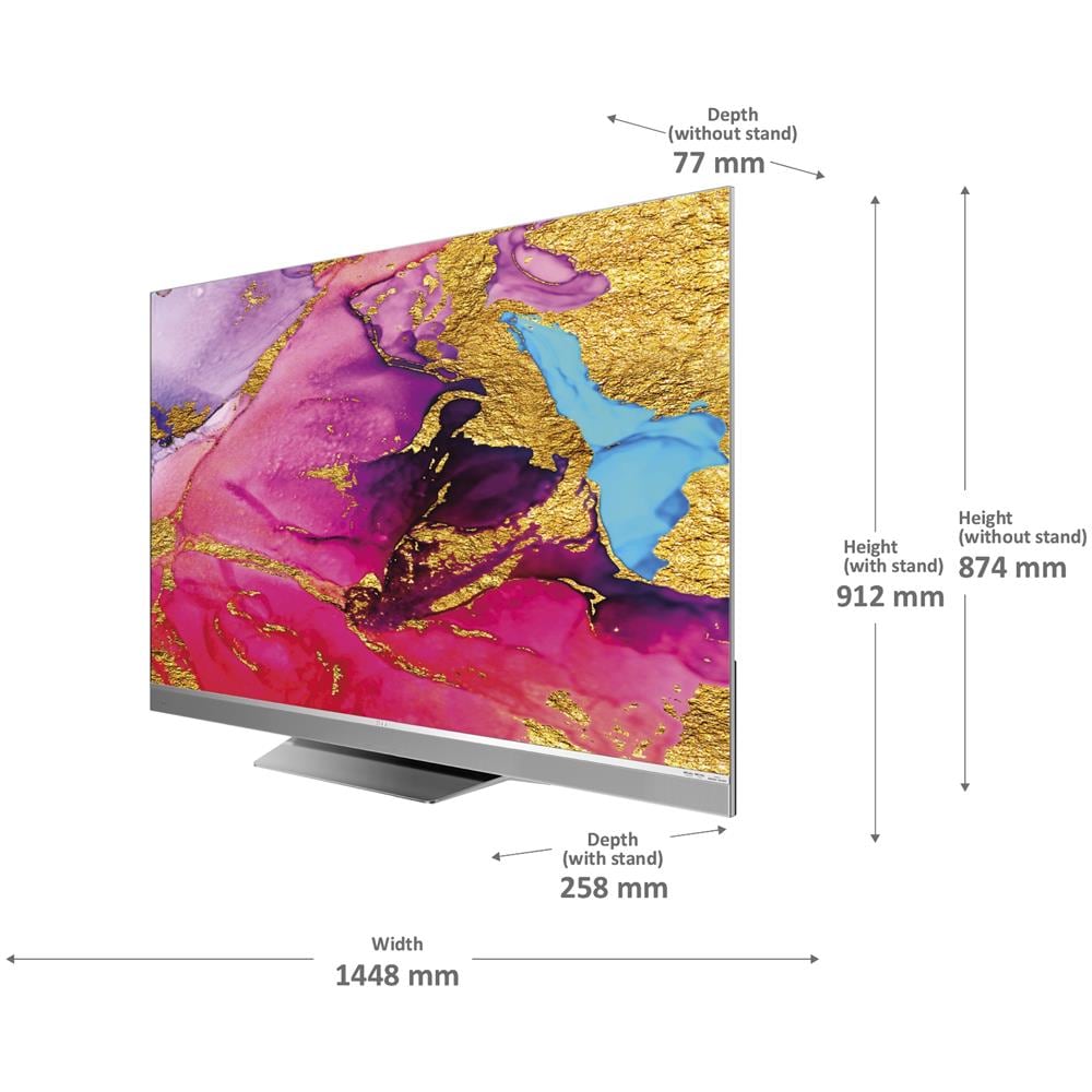 H65M95EUX 165,1 cm (65") 4K Ultra HD Smart TV Wi-Fi Nero 2000 cd /m² - Foto 12