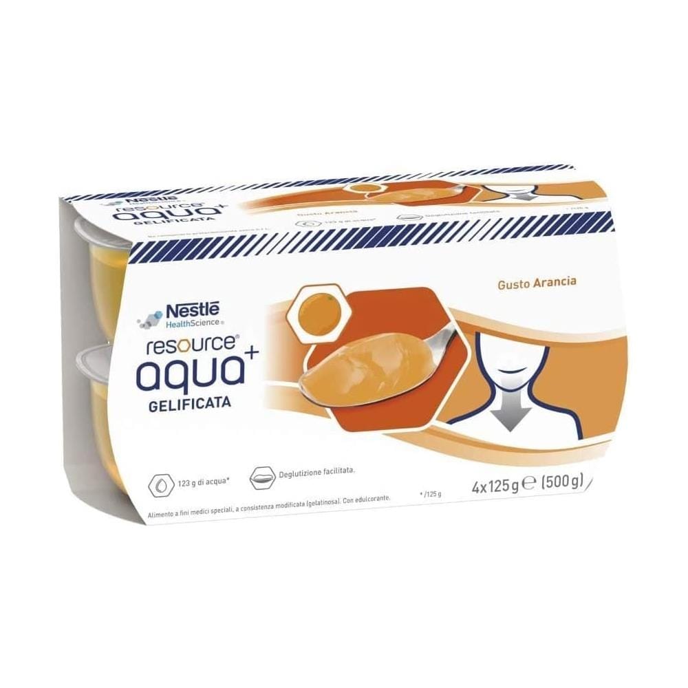 Resource Aqua Acqua Gelificata+Orange Cup 6 4X125 g - Foto 1