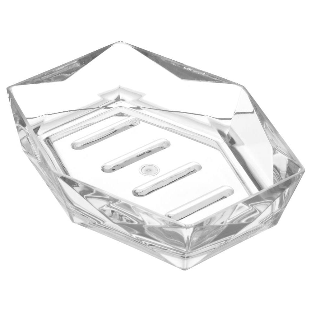 Portasapone in abs colore trasparente linea Diamante - Foto 4