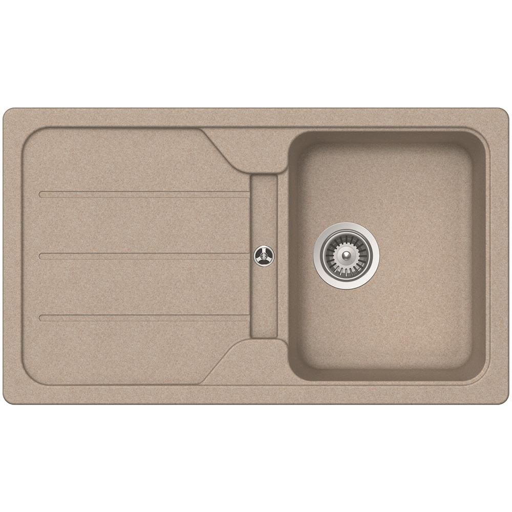 Lavello FOMD100A58 1 Vasca Gocciolatoio Dimensioni 86x50 cm colore Avena serie Formhaus - Foto 2