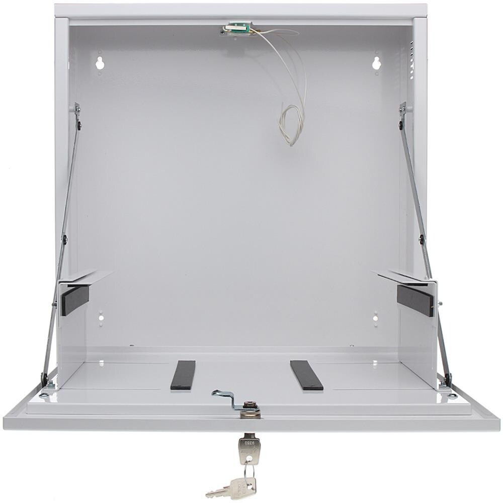 Contenitore Box Metallico Da Parete Per Dvr Videoregistratore Bianco - Foto 2